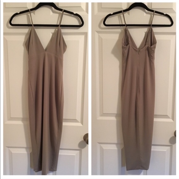 Gray strap dress - Picture 3 of 3